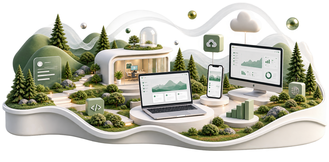 Digital platforms illustration